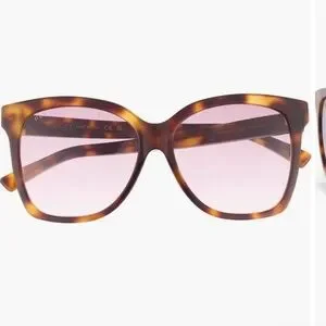 Gucci | Accessories | Nwot Womens Gucci Tortoise Oversized  display picture 2